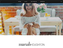 Tablet Screenshot of mariahhoughton.com